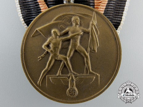 Commemorative Medal of 1st October 1938 (Sudetenland Medal) Obverse