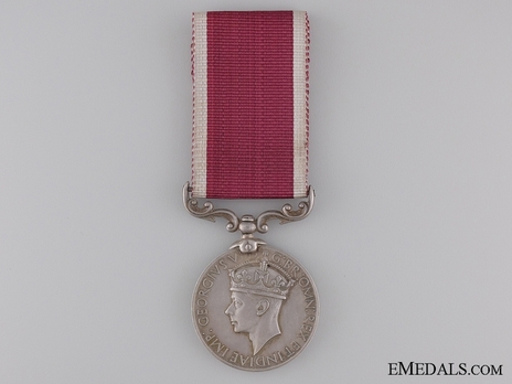 Silver Medal (with King George VI effigy) Obverse