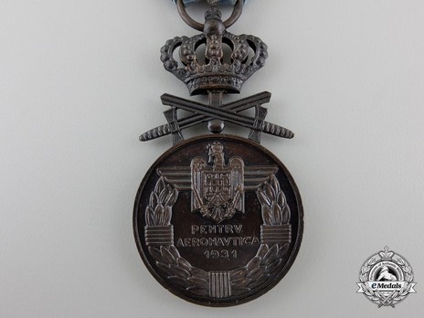 Medal of Aeronautical Virtue, Military Division, III Class Reverse