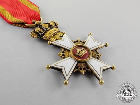 Order of Berthold I, Knight (in gold) Reverse
