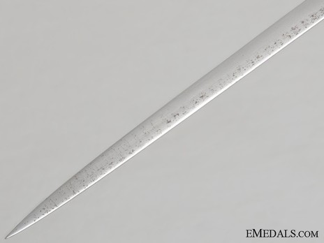 Allgemeine SS Officer Sword Blade Tip Detail