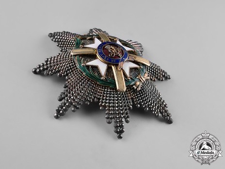 Order of the Cross of Takovo, Civil Division, I Class Breast Star Obverse