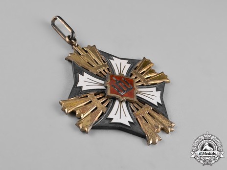 Order of Gediminas, Type I, II Class Cross Obverse