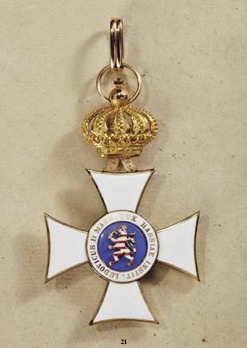 Order of Philip the Magnanimous, Type II, Commander (with crown) Reverse