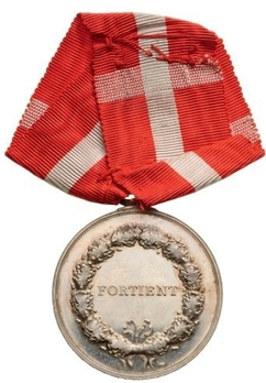 Silver Medal (stamped "LINDAHL") Reverse
