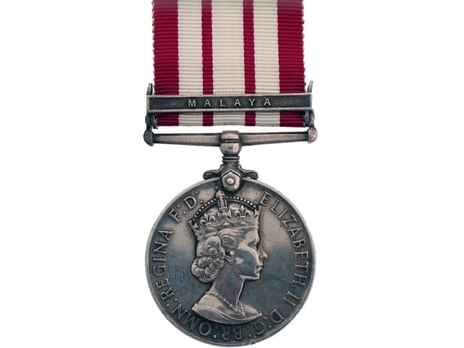 Silver Medal (with “MALAYA" clasp) (1952-1953) Obverse