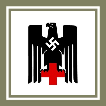 German Red Cross Kreisführer Flag Obverse