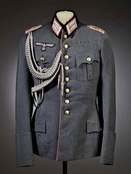 German Army Armoured Officer's Old Style Dress Tunic Obverse