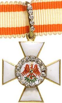 Order of the Red Eagle, Type III, I Class Cross Miniature Obverse