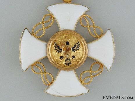 Order of the Crown of Italy, Knight's Cross (in silver-gilt) Reverse