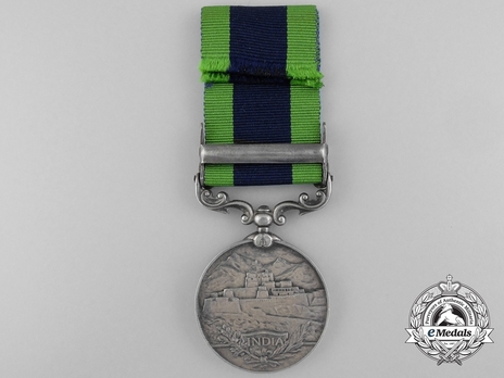 Silver Medal (with "AFGHANISTAN NWF 1919" clasp) Reverse