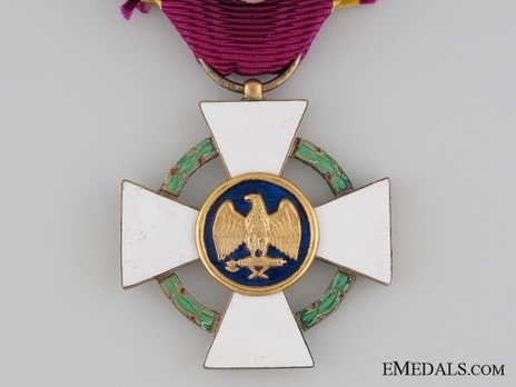 Order of the Roman Eagle, Officer's Cross (with wreath) Obverse