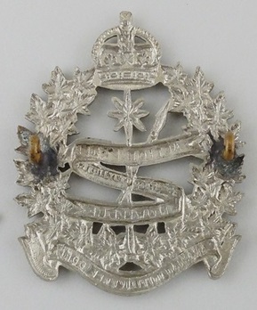 Canadian Intelligence Corps Cap Badge Reverse
