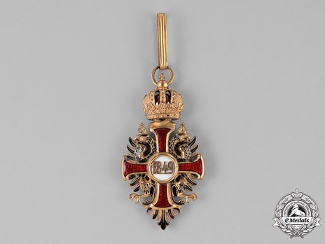 Order of Franz Joseph, Type II, Military Division, Commander (lower grade) Reverse
