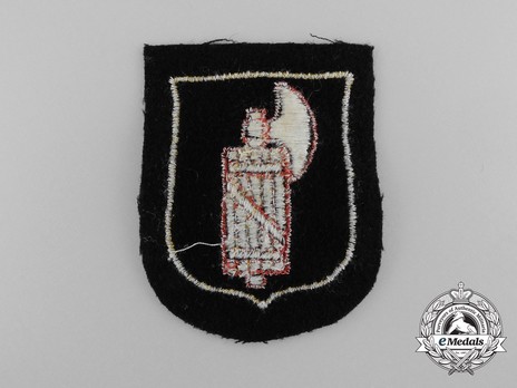Waffen-SS Italian Volunteer Arm Shield Reverse