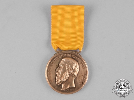 Civil Merit Medal in Gold, Medium, Type VI (1857-1860) Obverse