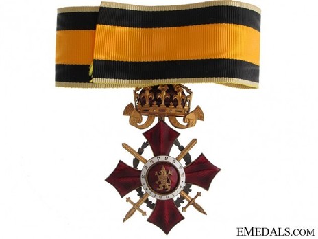Order of Military Merit, III Class (with war decoration 1916-1933) Reverse