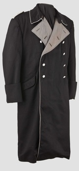 Allgemeine SS Officer's Black Overcoat M32 Obverse