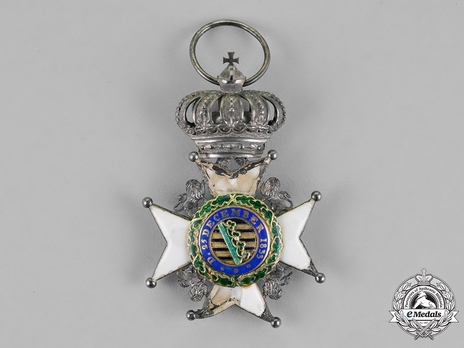 House Order of Saxe-Ernestine, Type II, Civil Division, II Class Knight (in silver gilt) Reverse