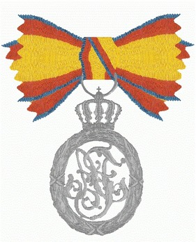 Order of Arts and Sciences, Silver Decoration Obverse