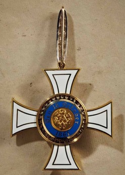Order of the Crown, Civil Division, Type II, I Class Cross (with diamonds) Reverse
