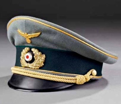 German Army Administrative General's Visor Cap Profile