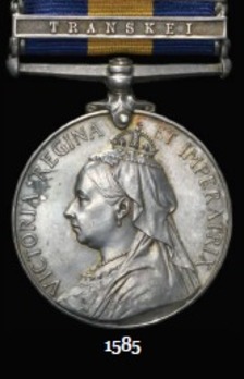 Cape of Good Hope General Service Medal (with "TRANSKEI" clasp)