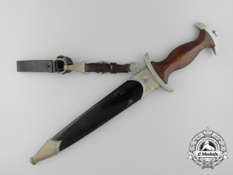 NSKK M33 Service Dagger by W. Kober Reverse in Scabbard