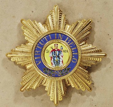 Military Order of St. Henry, Type III, Grand Cross Breast Star (in silver gilt) Obverse