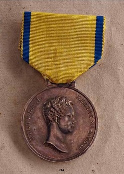 Bravery Medal, Type II, in Silver Obverse