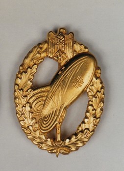 Balloon Observer Badge, in Gold Obverse