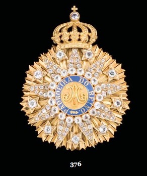 Military Order of the Immaculate Conception of Vila Viçosa, Commander Breast Star 