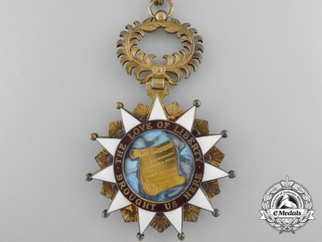 Order of the Pioneers of Liberia, Knight Commander Reverse