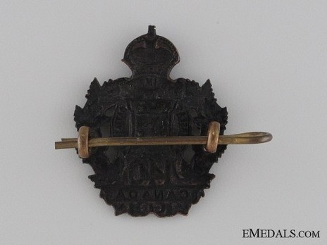 140th Infantry Battalion Other Ranks Collar Badge Reverse