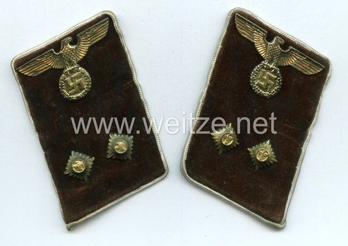 NSDAP Bereitschaftsleiter Type IV Kreis Level Collar Tabs Obverse