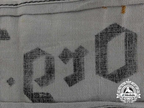 Organisation Todt NCO/EM Sleeveband Inside Out Detail