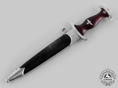 NSKK M33 Service Dagger by C. Eickhorn Obverse in Scabbard