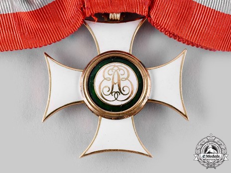 Order of St. Elisabeth, Ladies of Honour Cross Reverse