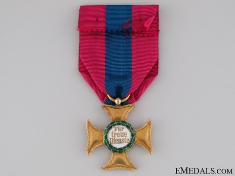 Civil Honour Decoration, Senior Line, I Class Gold Cross (in gold) Obverse