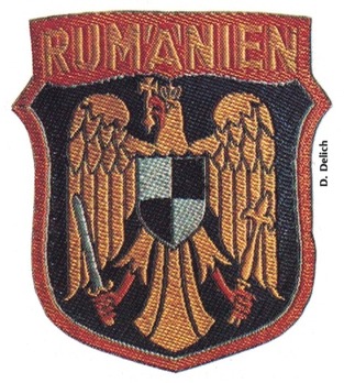 German Army Romania Sleeve Insignia (2nd version) Obverse