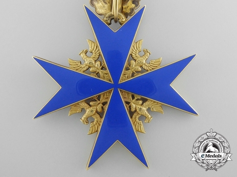 Pour le Mérite, Cross (First World War version, with oak leaves) Reverse