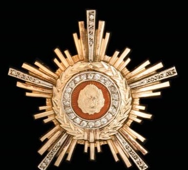 Order of the Star of Romania, I Class Decoration (version 1) Obverse