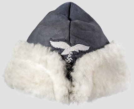 Luftwaffe Winter Field Cap (Leather version) Obverse