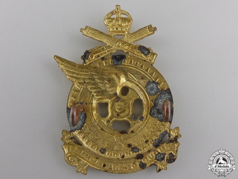 2nd Armoured Car Regiment Other Ranks Cap Badge Reverse