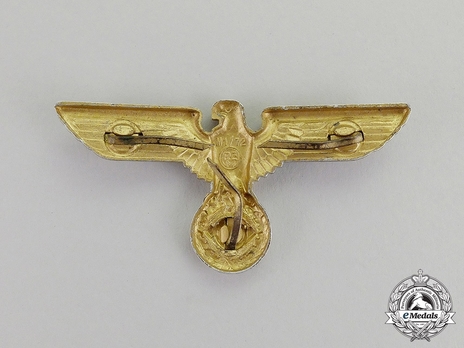NSDAP Cap Eagle Insignia M39 (gilt version) Reverse