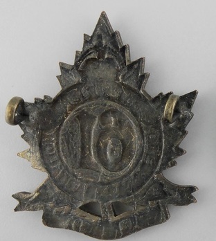 61st Infantry Battalion Other Ranks Cap Badge Reverse
