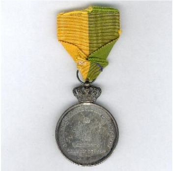 3rd Size Silver Medal Reverse