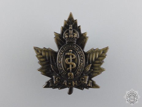 9th Stationary Hospital Other Ranks Cap Badge Obverse