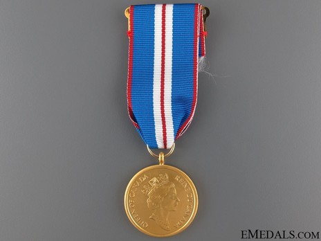 Queen Elizabeth II Golden Jubilee Medal (Gold-Plated Cupro-Nickel) Obverse