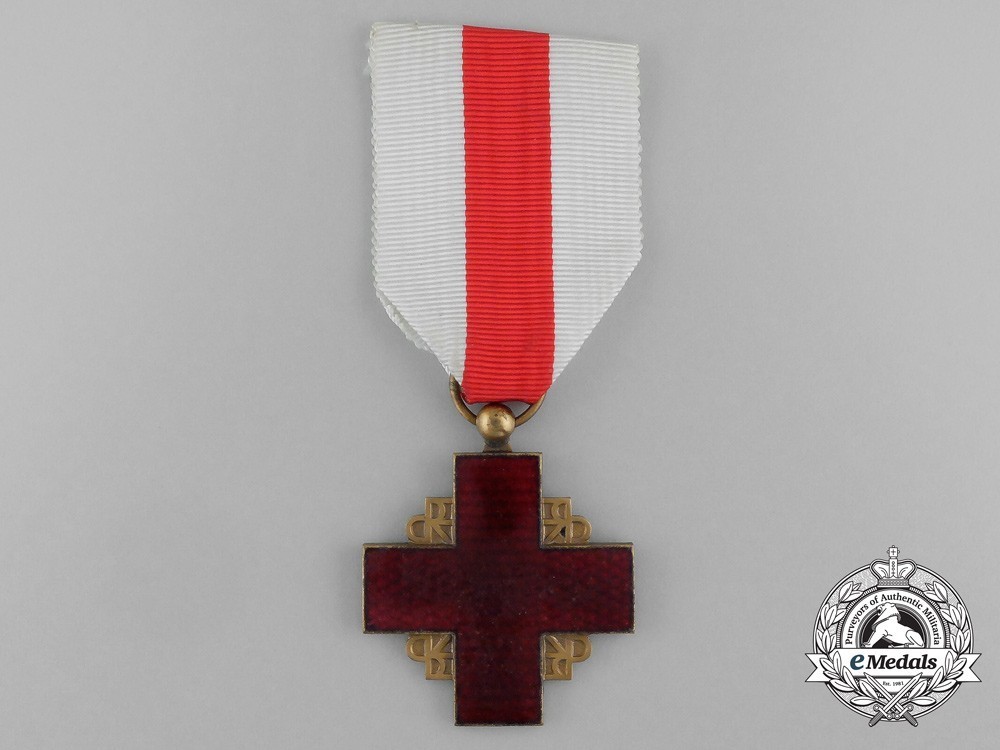 French+red+cross+service+medal%3b+gold+grade+%281940 %29
